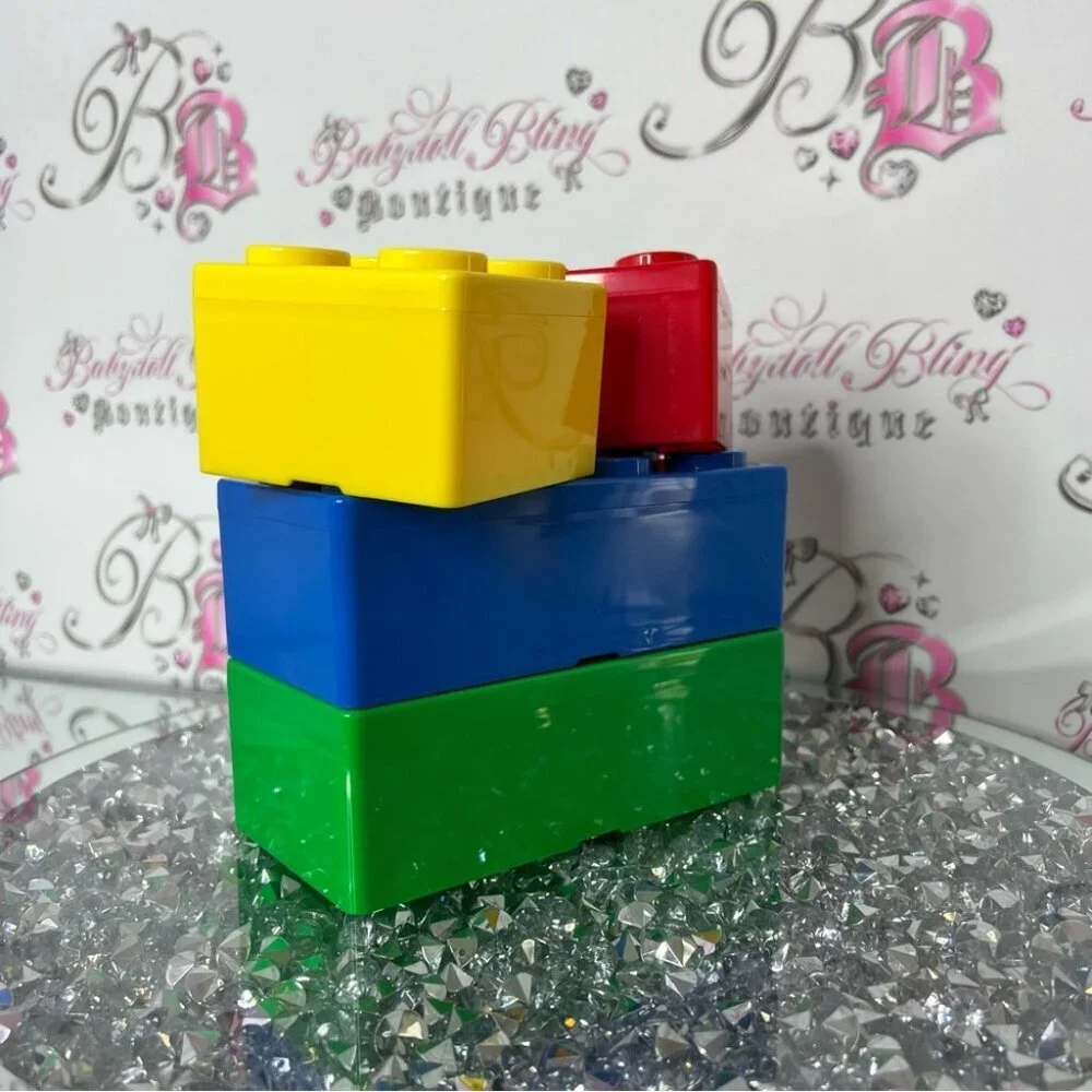 Storage blocks stackable Colorful Building Blocks Set NEW